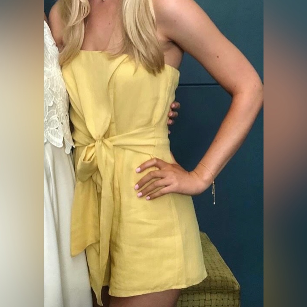 Yellow romper from LA BOUTIQUE
